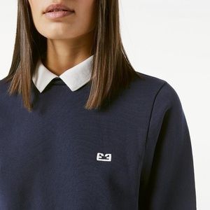 The Frame Navy Sweater 100% Cotton